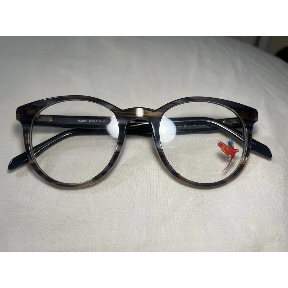 Maui Jim Eyeglasses MJO‎ 2118-67MT Onyx Frames Clear Lens 49-20-145